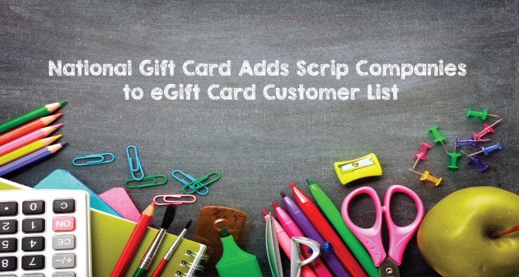 National Gift Card Adds Scrip Companies to eGift Card